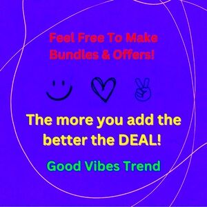 Make Bundles & Offers!